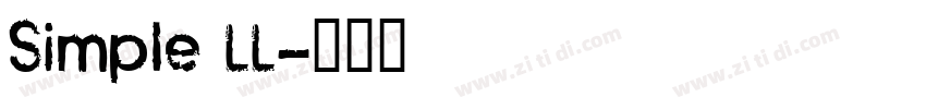 Simple LL字体转换